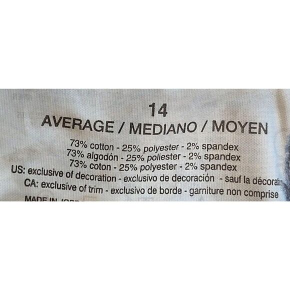 Gloria Vanderbilt Amanda Size 14 Dark Wash Blue Denim Jeans Cotton 34 x 29.5 in - Picture 3 of 13